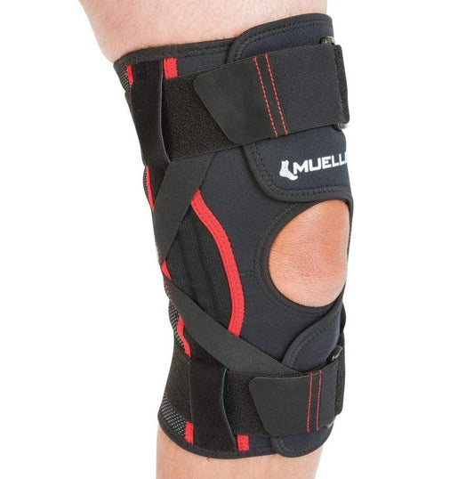 MUELLER ADJUSTABLE ELASTIC KNEE STABILIZER WITH ALLOY STAYS