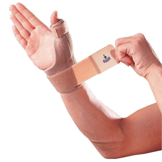 WRIST THUMB SUPPORT WITH 3 REMOVABLE METAL SPLINTS