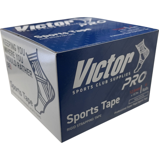 VICTOR PRO RIGID SPORTS TAPE 12.5MM PKT 4 ROLLS